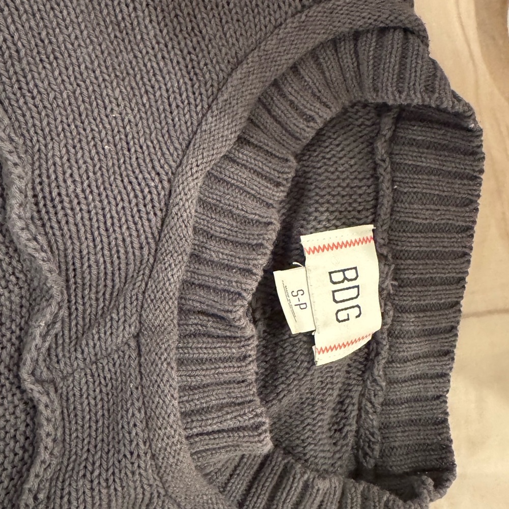 BDG Charcoal Knit Pullover